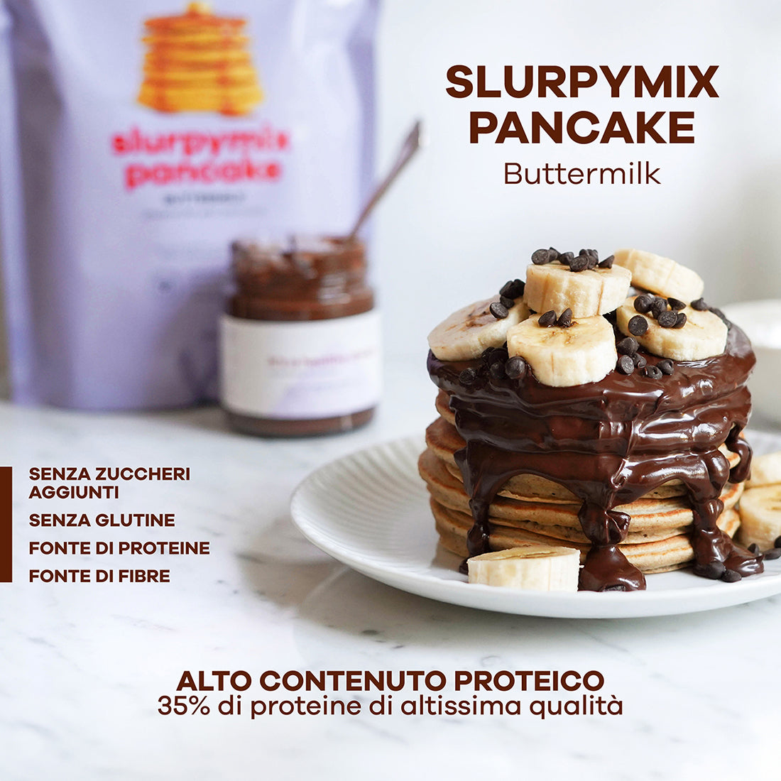 SlurpyMix Pancake Proteici Buttermilk