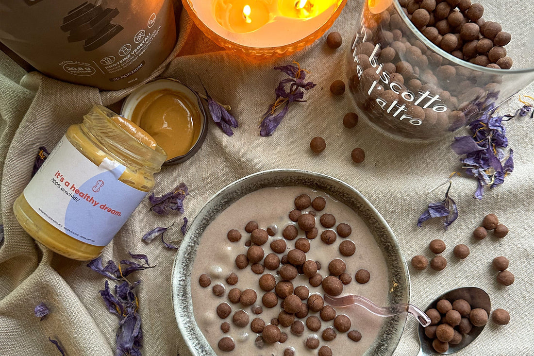 Cereali da colazione proteici al cioccolato