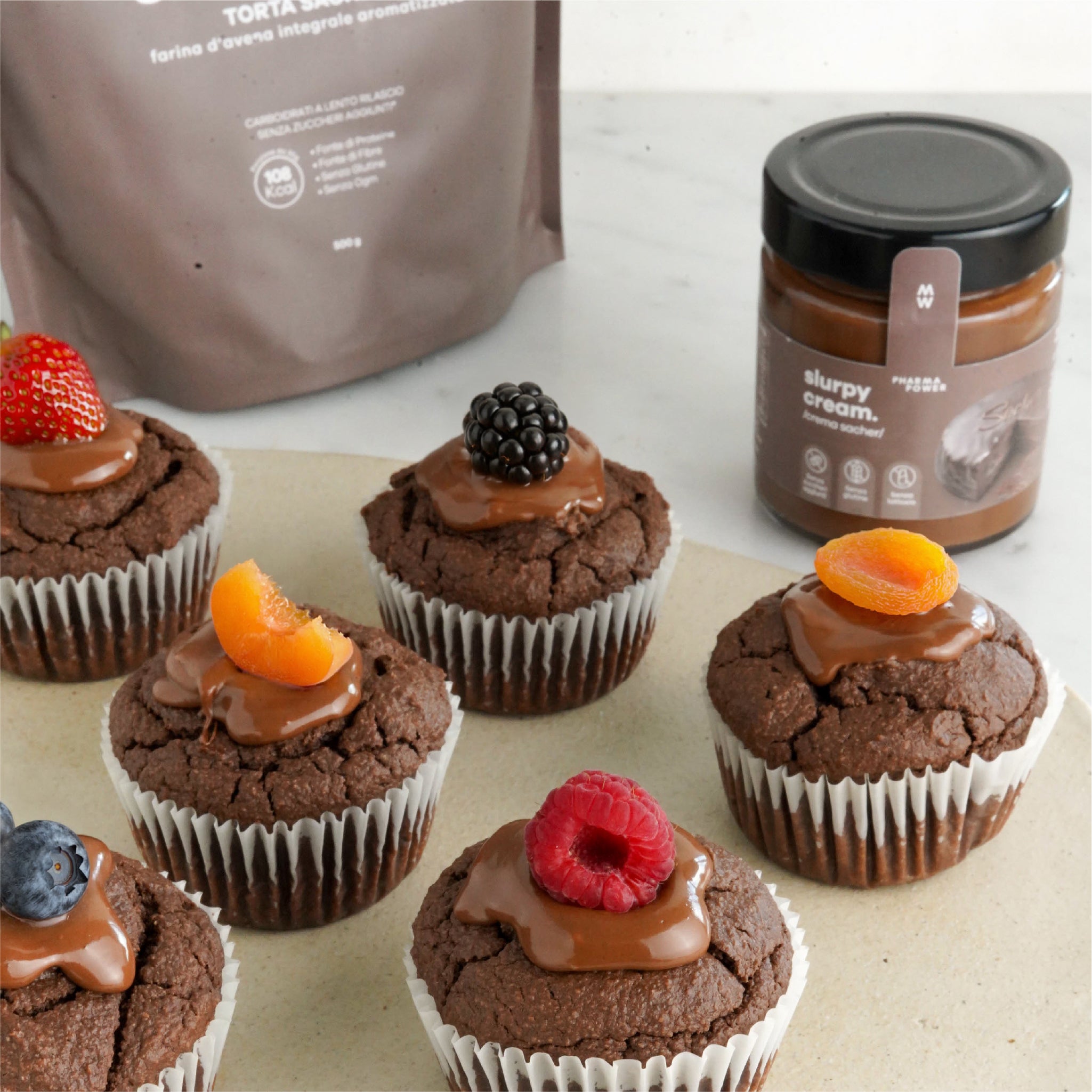 Box Sacher Lovers. SlurpyCream Sacher + SlurpyOats Sacher