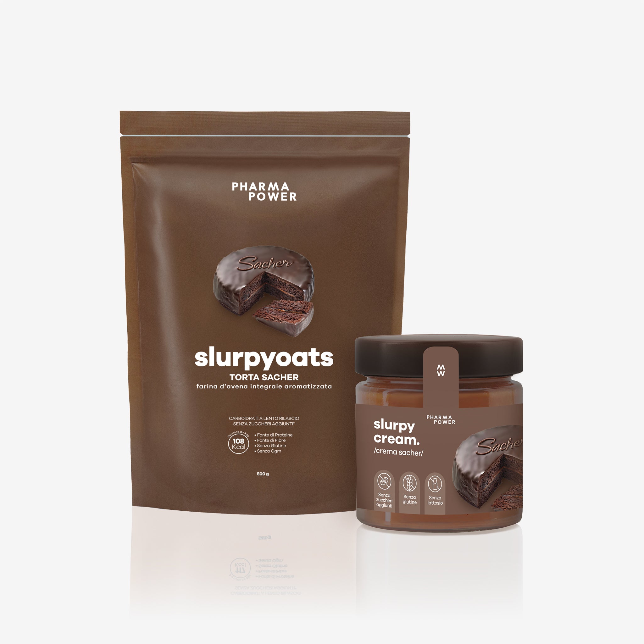 Box Sacher Lovers. SlurpyCream Sacher + SlurpyOats Sacher