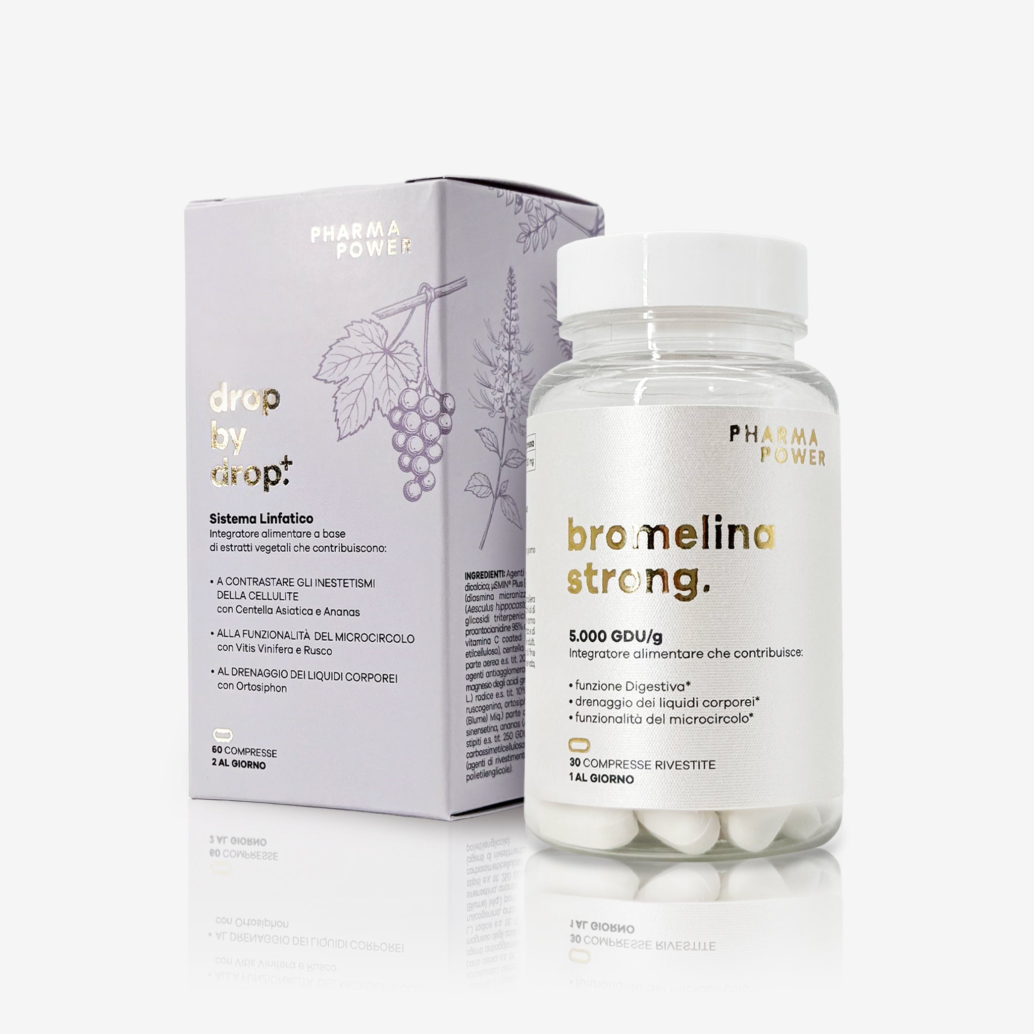 Kit Cellulite Strong. Drop by Drop + Bromelina Strong