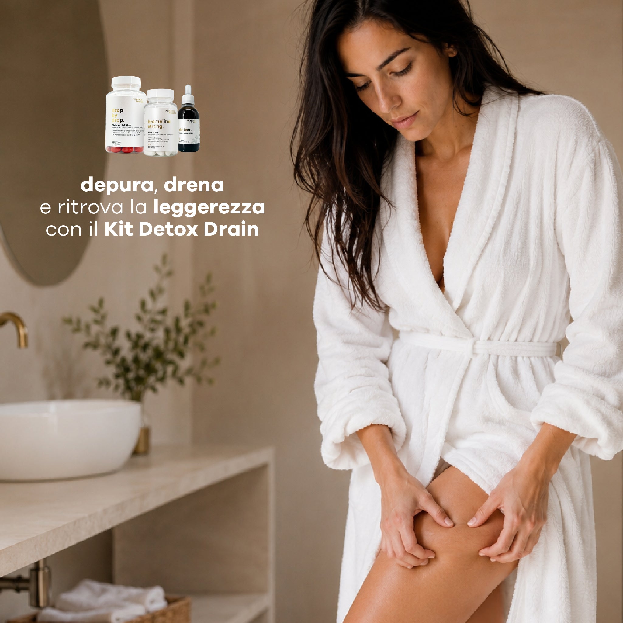 Kit Detox Drain. Detox + Drop by Drop + Bromelina Strong