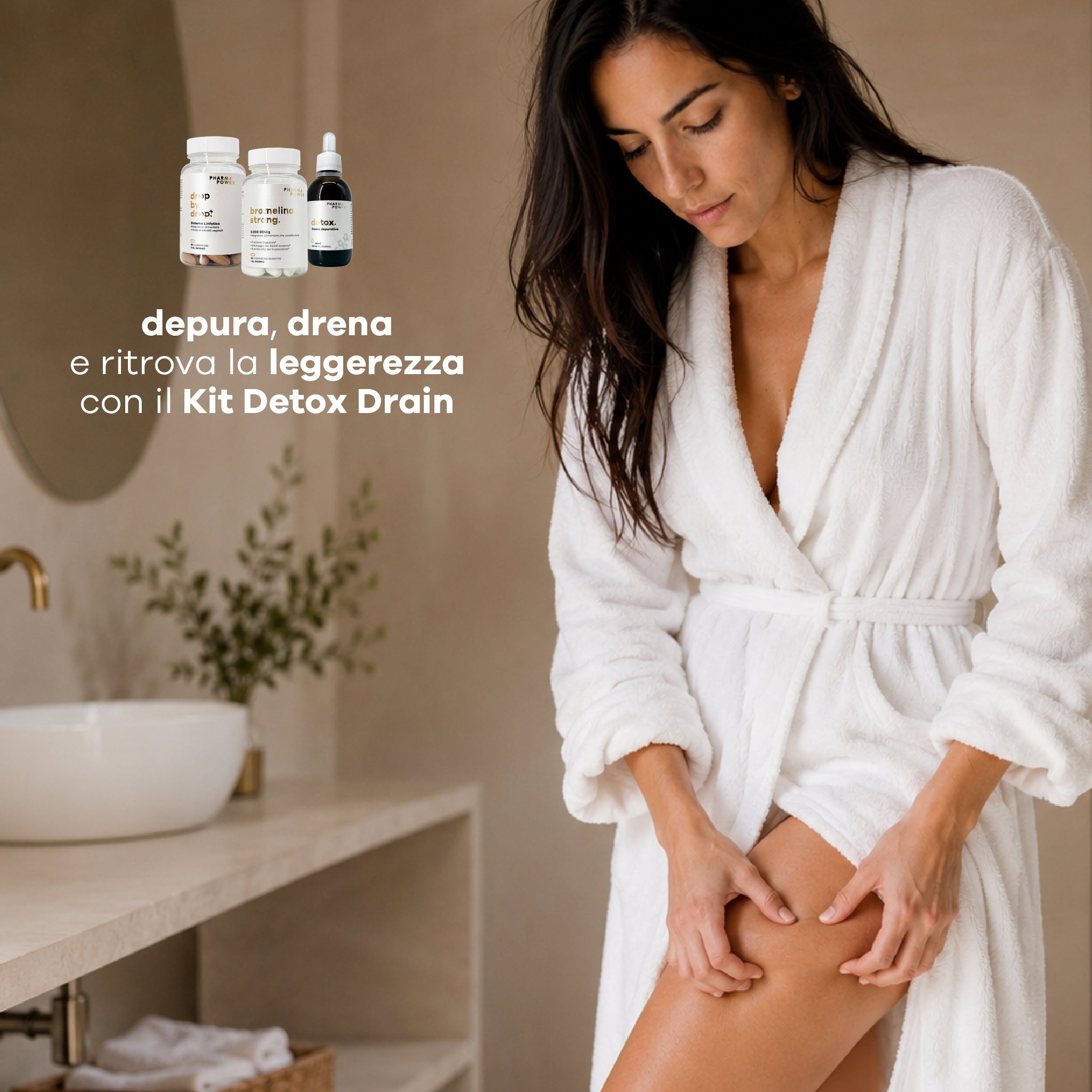Kit Detox Drain. Detox + Drop by Drop + Bromelina Strong