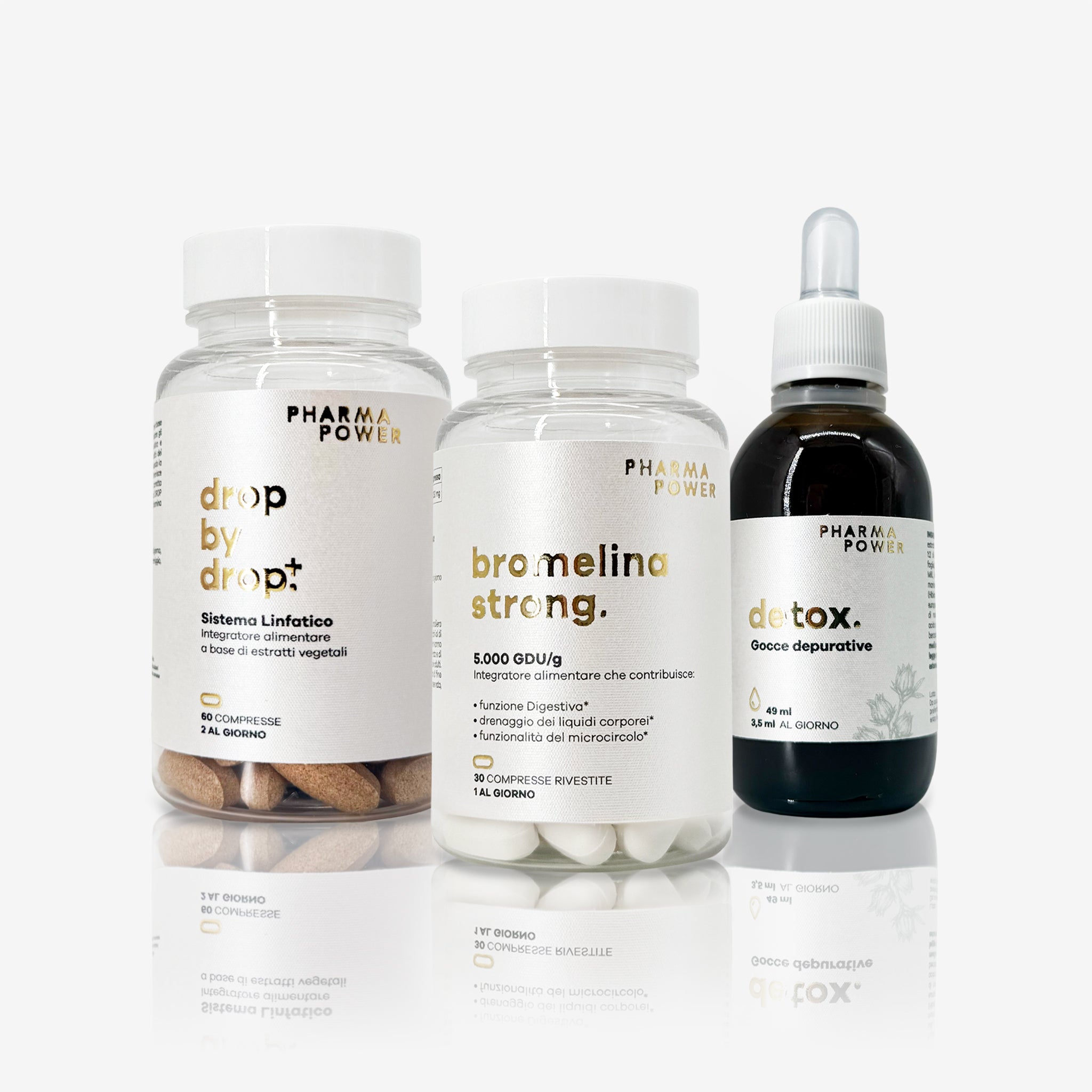Kit Detox Drain. Detox + Drop by Drop + Bromelina Strong