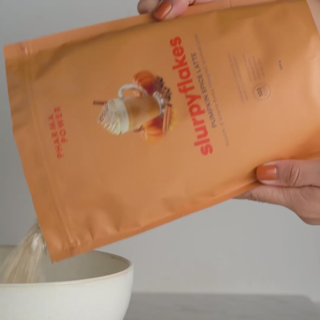 Carica video: Slurpyflakes Fiocchi d&#39;Avena Pumpkin Spice Latte